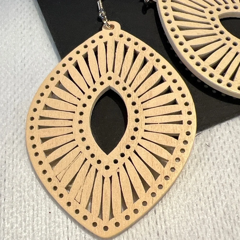 Chic Gold-Tone Geometric Earrings